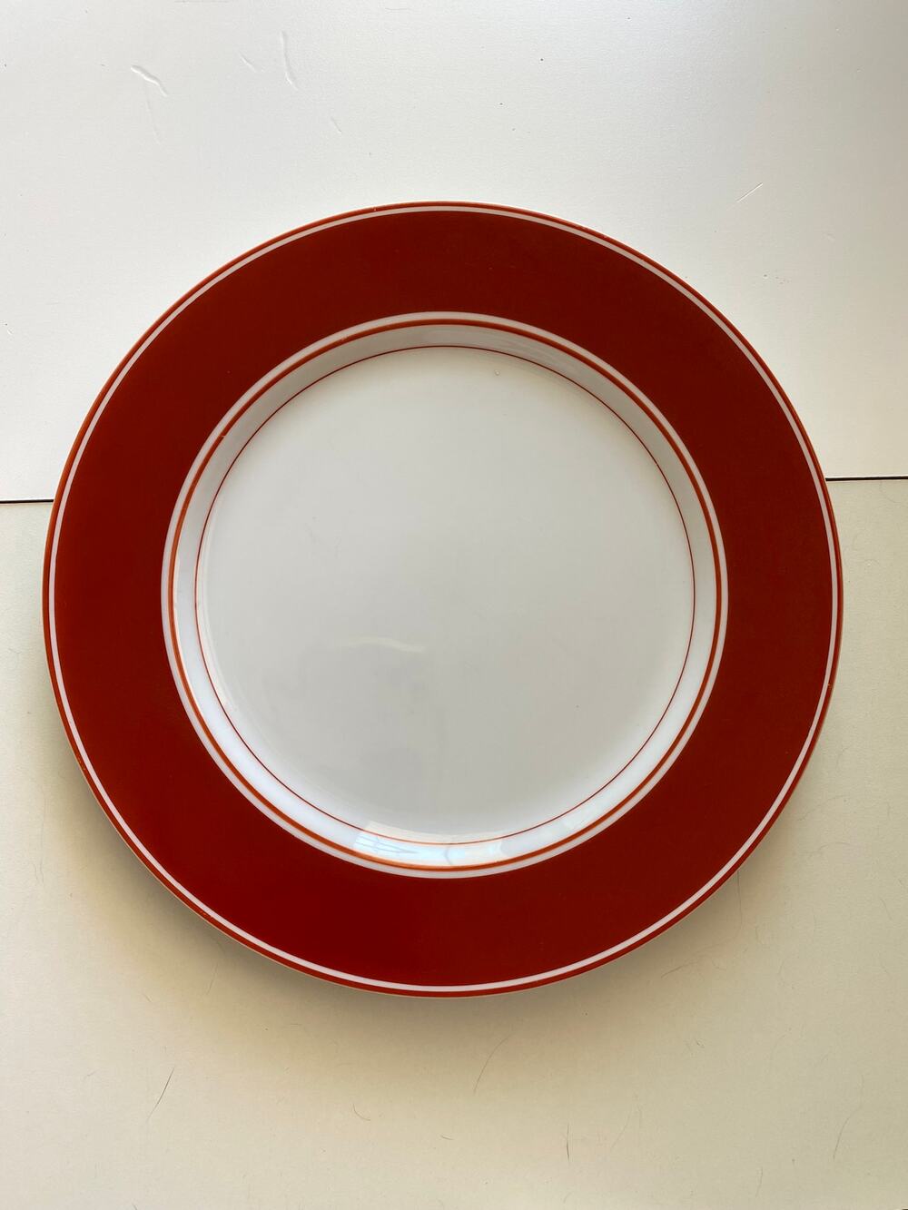 Vintage Fitz and Floyd Dinner Plate, Rondelet Terra Cotta